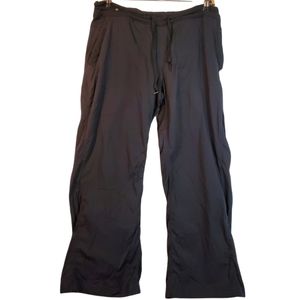 Lululemon Black Unlined, Wide leg Studio Pants